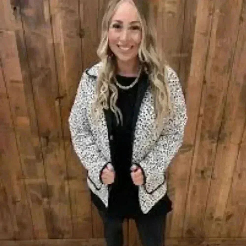 Reversible quilted jacket - Picture 3 of 14